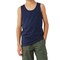 BELLA + CANVAS Youth Cotton Jersey Tank Top, Retail Fit Sleeveless Tee for Custom Printing, Side Seams, Navy & Red, S–L